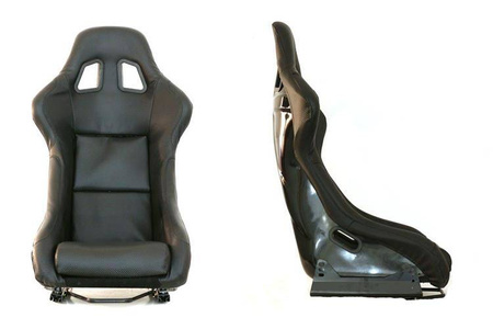 Racing seat EVO PVC Carbon Black