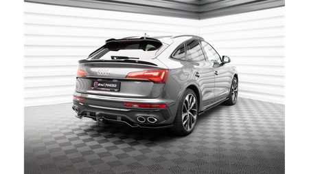 Splitter Audi SQ5 FY Facelift Rear Central with Diffuser Gloss Black