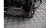Splitter Mercedes-Benz GLE C167 Tył Boczne Gloss Black