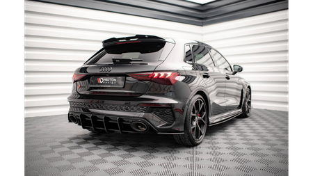 Dyfuzor Audi RS3 8Y Tył Street Pro Red