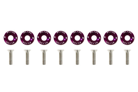 Decorative screws washers M6x1.0 15mm SLIDE Purple