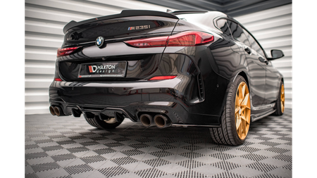 Splitter BMW 2 F44 M-Pack Tył Boczne Gloss Black