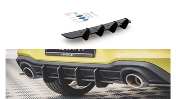 Diffuser Volkswagen Golf 8 GTI Clubsport Rear Racing Durability v.1 Black