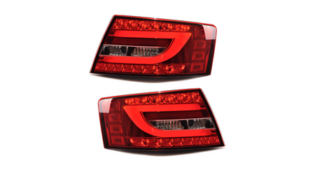 Lampy Audi A6 C6 Tył LED Red-Clear