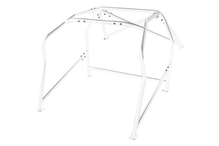 Bolt-in Roll Cage Honda Civic VI Coupe White
