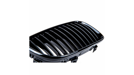 Grill BMW 1 E81 E82 E87 E88 Facelift Single Line Matt Black