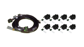 Set of 8 Individual IGN-1A High Performance Induction Coils and Wires for GM/Chrysler Hemi small/large capacity V8 engines.