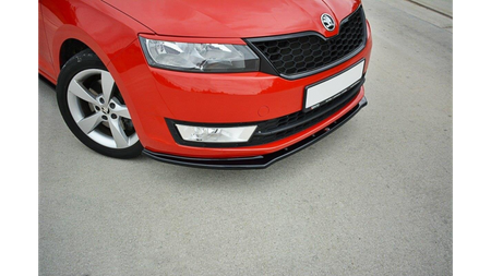 Splitter Skoda Rapid przód v.2 Gloss Black