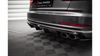 Diffuser Audi S8 D5 Rear Valance Gloss Black