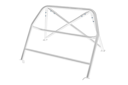 Bolt-in Half Roll Cage BMW 3 E30 White