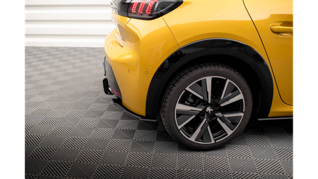 Splitter Peugeot 208 GT II Tył Boczne Street Pro Black-Red