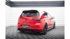 Splitter Volkswagen Golf 7 GTI CLUBSPORT Rear Central Red