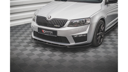 Splitter Skoda Octavia III RS przód v.4 Gloss Black