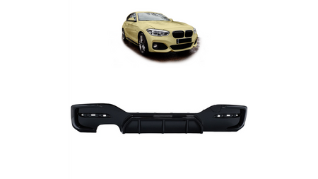 Diffuser BMW 1 F20 F21 Facelift Rear Gloss Black