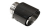 Końcówka tłumika 101mm wejście 70mm Carbon Gloss