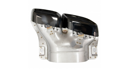 Exhaust Tail Pipes Black suitable for MERCEDES C-Class (W205) Sedan (S205) T-Model (A205) Convertible (C205) Coupe GLE Coupe (C292) S-Class (W222) Pre-Facelift 2015-2018