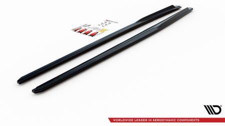 Diffuser Audi RS3 8V Facelift Sportback Side Skirts v.2 Gloss Black