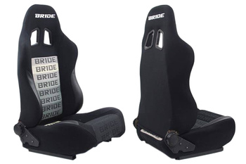 Racing seat RAPID Bride Velvet Black Grey