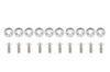 Decorative screws washers M6x1.0 15mm JDM Silver