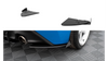 Splitter Toyota GR86 Rear Side Street Pro v.1 Black + Gloss Flaps
