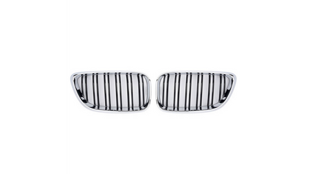 Grill BMW 2 F22 F23 Dual Line Chrome & Black