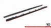 Diffuser Subaru WRX STI Side Skirts v.2 Gloss Black + Red