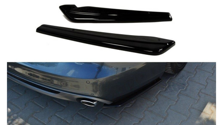 Splitter Audi A6 C7 S-Line Avant Rear Side Gloss Black