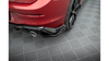 Splitter Volkswagen Golf 8 GTI GTE Tył Boczne v.2 + Flaps Gloss Black