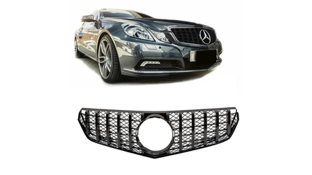 Grill Mercedes-Benz E C207 A207 GT Gloss Black