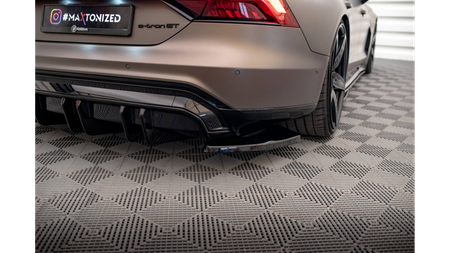 Splitter Audi e-Tron GT Rear Side v.2 Gloss Black