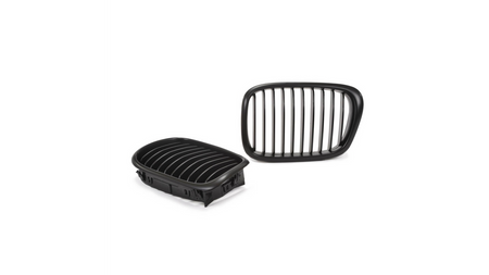 Grill BMW 5 E39 pojedyncze żeberka Matt Black