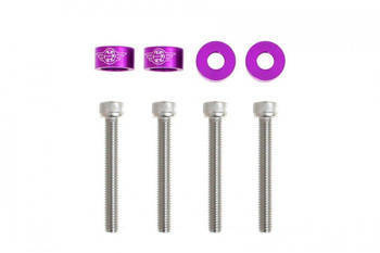 Śrubki, podkładki ozdobne M6x1.0 45mm JDM Purple
