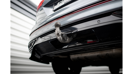 Splitter Volkswagen Tiguan II Facelift Allspace R-Line Rear Central with Diffuser