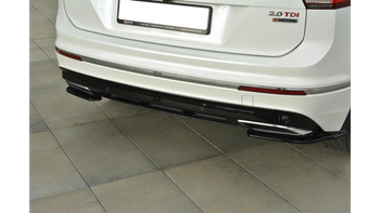 Splitter Volkswagen Tiguan II R-Line Tył Boczne Gloss Black