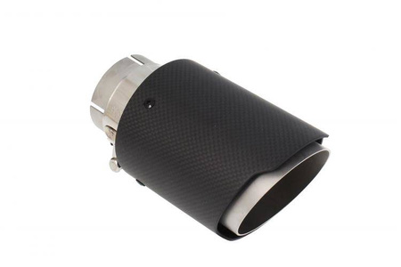 Exhaust Tip 101mm enter 65mm Carbon Matte