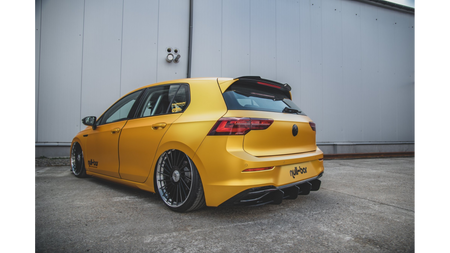 Diffuser Volkswagen Golf 8 Rear Racing Durability v.2 Black-Red