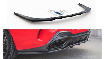 Splitter BMW 8 G15 Tył Środkowy z Dyfuzorem Gloss Black
