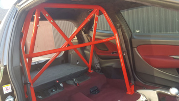 Rollbar skręcana pół klatka Honda Civic VIII White