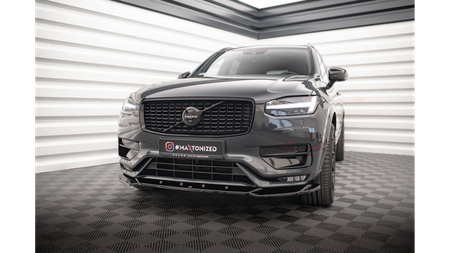 Splitter Volvo XC90 R-Design II Facelift Front v.1 Gloss Black