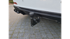 Dokładka Audi A6 C8 S-Line Zderzak Tył + atrapa wydechu Chrome