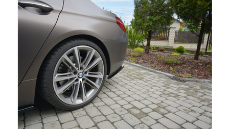 Splitter BMW 6 F06 Tył Boczne Gloss Black