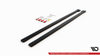 Diffuser Fiat 500 Abarth I Facelift Side Skirts Gloss Black
