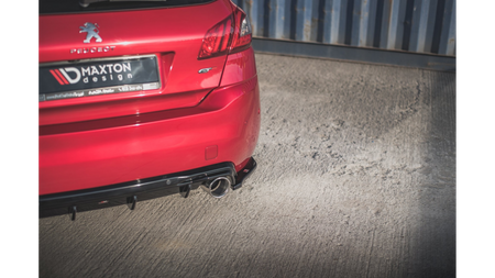 Splitter Peugeot 308 GT II Facelift Tył Boczne Gloss Black