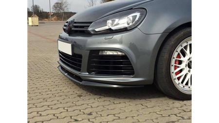 Splitter Volkswagen Golf VI R Cupra Look przód Gloss Black