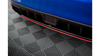 Splitter Subaru WRX STI Rear Central v.2 Red + Gloss Black