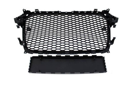 Grill Audi A4 B8 RS-Style Bright Black PDC