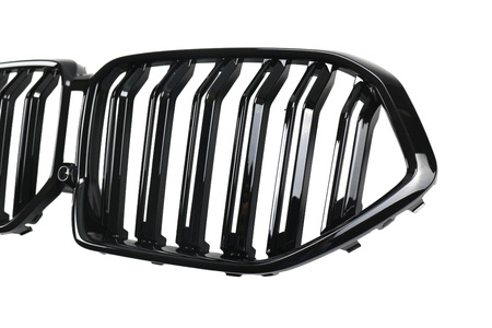 Grill BMW X6 G06 F96 podwójne żeberka Gloss Black