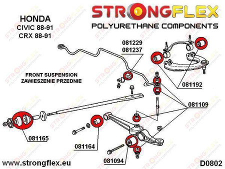 Tulejka łącznika stabilizatora - przekładka SPORT