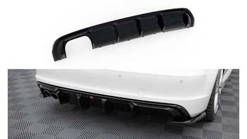 Diffuser Audi A3 S-Line 8V Rear Valance Version with double exhaust tip
