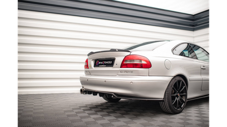 Splitter Volvo C70 I Rear Central with Diffuser Gloss Black